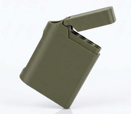 3D Printed 8-Slot Cigarette & BIC Lighter Case